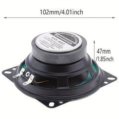 10 16 Cm 100W 2 Way Car HIFI Coaxial Speaker Green