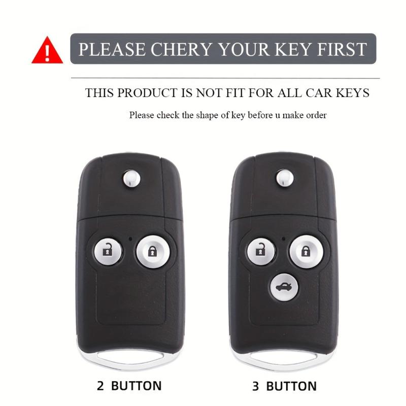 Stylish TPU Flip Key Case Cover for Honda Acura Key Fob