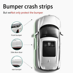 2Pcs Bumper Anti-collision Strips Door Protective Tape Car Accessory