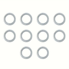 50pcs M16x22x2mm Auto Drain Plug Gaskets Crush Washers Aluminum Flat Washers