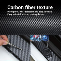 Car Stickers Scratch Cover Carbon Fiber Waterproof Stereo Stickers