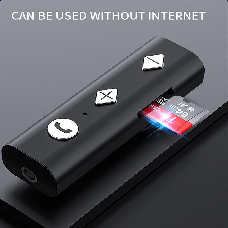 Lavalier Type 5 0 Wireless Receiver Car Adapter Navigation