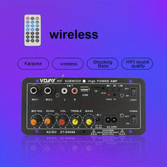 600W Class D Power Amplifier Board for Home Karaoke