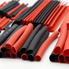 127pcs Red Heat Shrink Tubing Kit 2:1 Polyolefin Tube Car Cable Sleeve