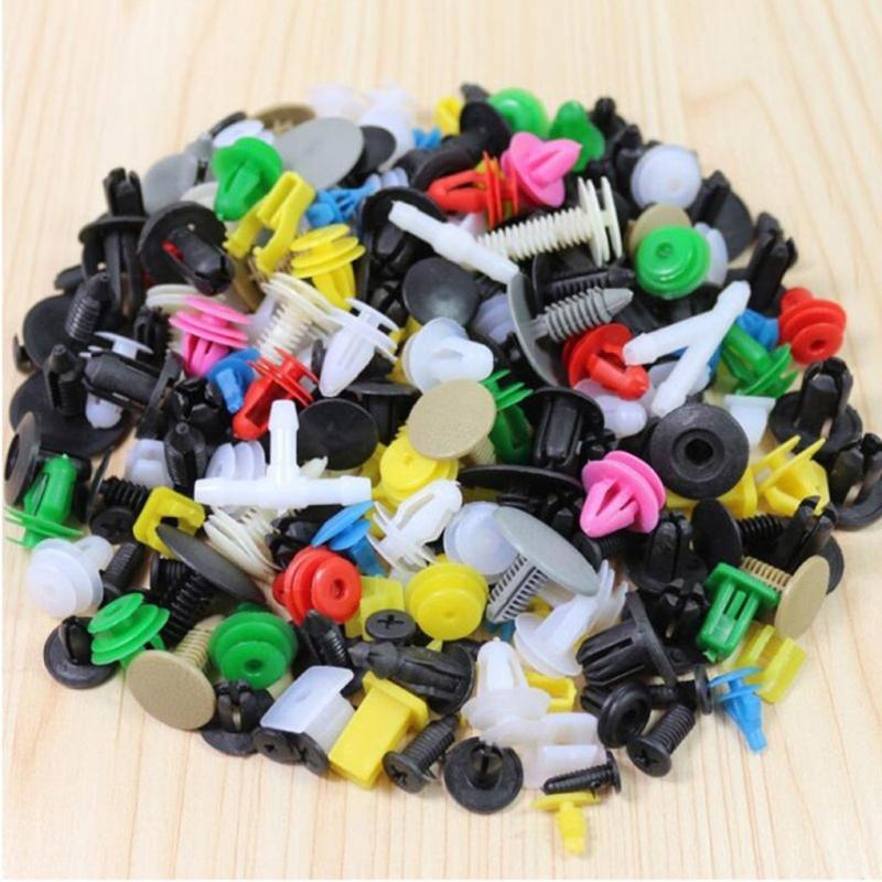 50 Pcs Car Clips Fastener Bumper Interior Decoration Auto Plastic