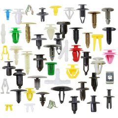 50 Pcs Car Clips Fastener Bumper Interior Decoration Auto Plastic