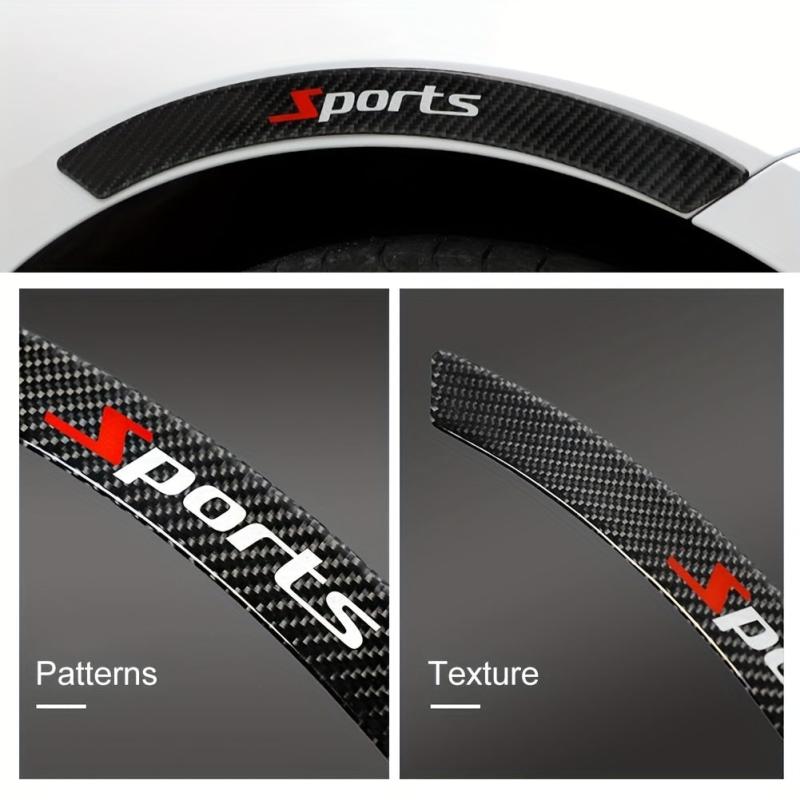 Carbon Fiber Wheel Eyebrow Anti-collision Strip Decorative Stickers
