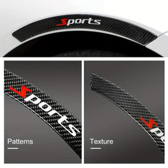 Carbon Fiber Wheel Eyebrow Anti-collision Strip Decorative Stickers