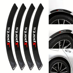 Carbon Fiber Wheel Eyebrow Anti-collision Strip Decorative Stickers