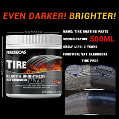 Car Tire Refurbishment Bright Coating Paste 500ml