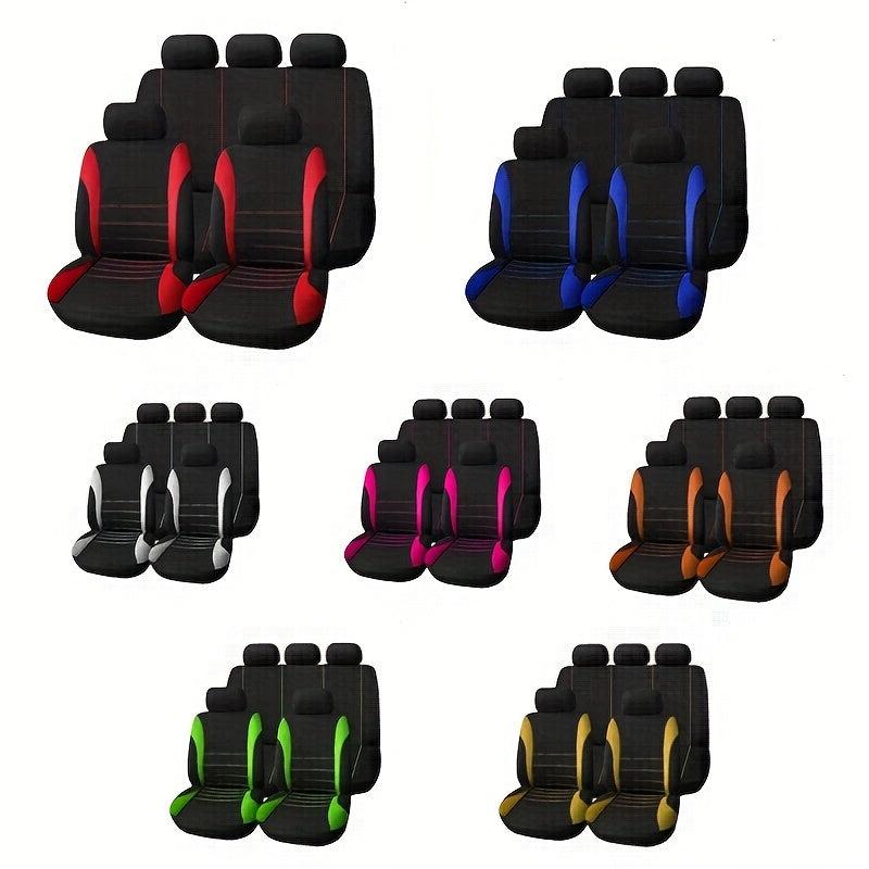 Universal 9 Piece Car Seat Cover Set