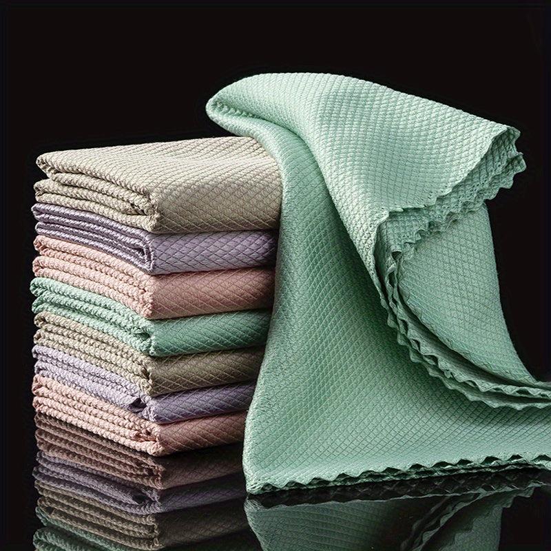 Absorbent Cleaning Towel Cloth Kitchen Towels 5/10pcs