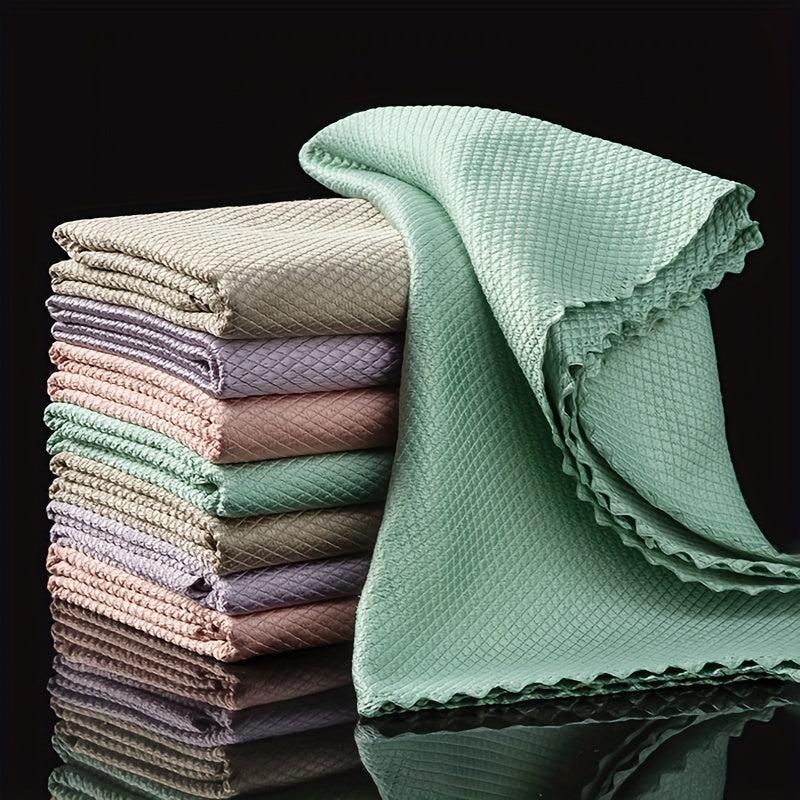 Absorbent Cleaning Towel Cloth Kitchen Towels 5/10pcs