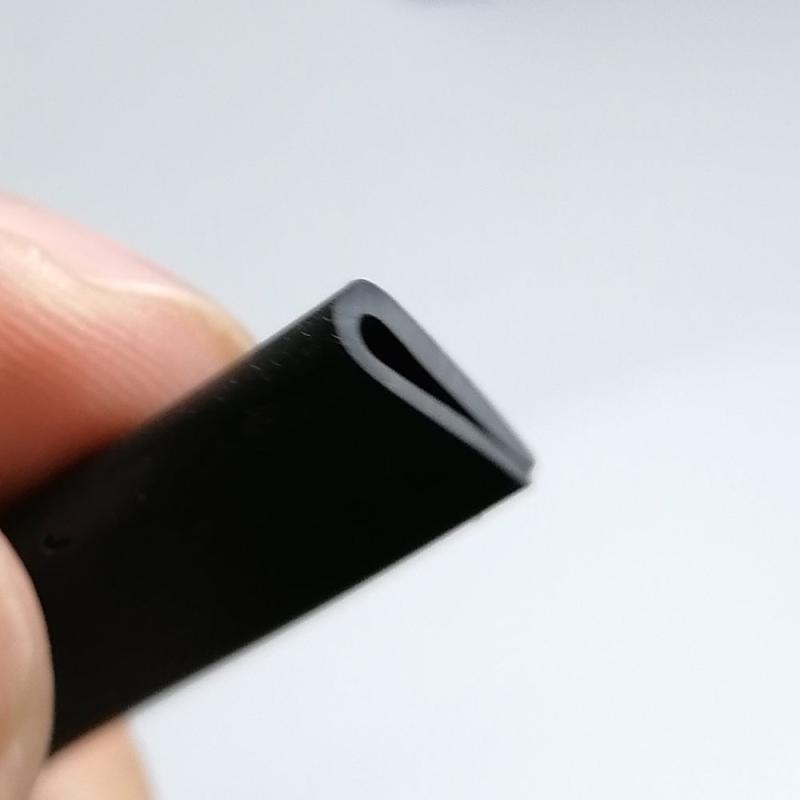 U Door Seal Strip Car Rubber Strip Anti Dust Car Soundproofing 1.8 Meters