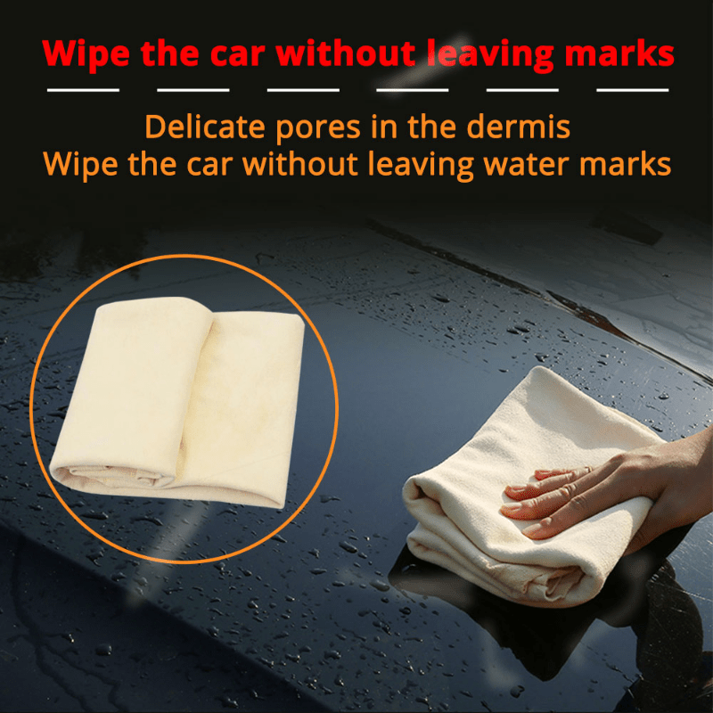 Deerskin Leather Clean Cloth 40x70CM Quick Dry Cleaning Towel
