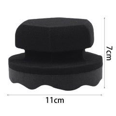 Car Waxing Sponge Tire Waxing Sponge Hand held Convenient High density