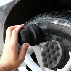 Car Waxing Sponge Tire Waxing Sponge Hand held Convenient High density
