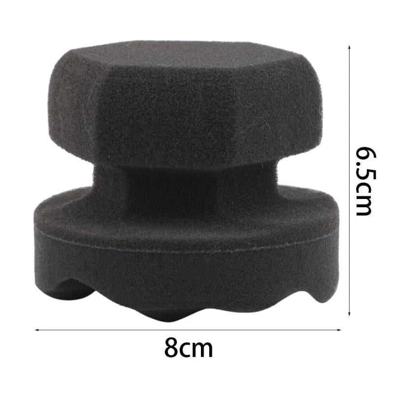 Car Waxing Sponge Tire Waxing Sponge Hand held Convenient High density