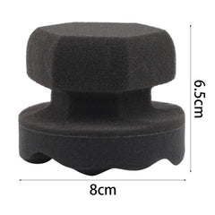 Car Waxing Sponge Tire Waxing Sponge Hand held Convenient High density