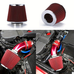 76MM 3inch High Flow Air Filter Universal Cold Air Intake Filters