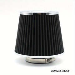 76MM 3inch High Flow Air Filter Universal Cold Air Intake Filters