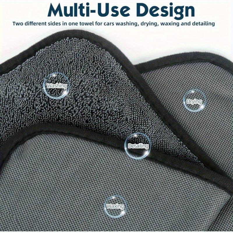 Microfiber Cleaning Cloth for Home, Car, and Bathroom - Absorbent Towel