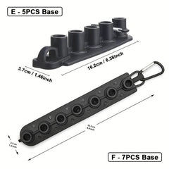 JUNGLEFLASH High Pressure Washer Tips Set 7 Nozzle Holder 4000 PSI
