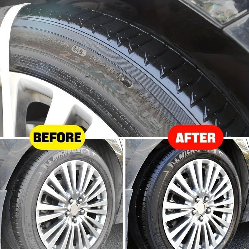 500ml Tire Retreading Coating Paste Blackening Polish Durable Bright Wax