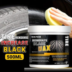 500ml Tire Retreading Coating Paste Blackening Polish Durable Bright Wax