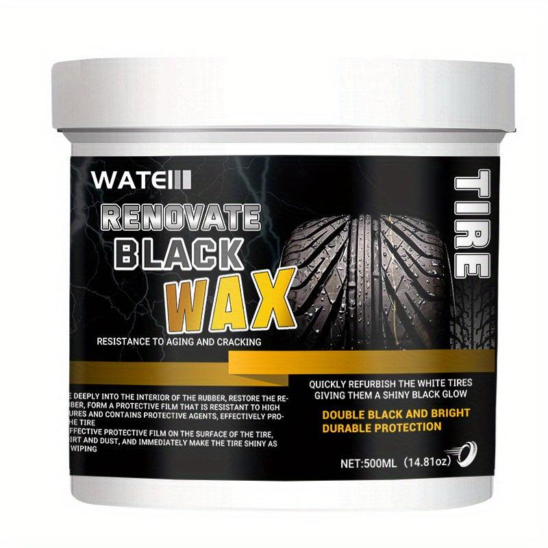 500ml Tire Retreading Coating Paste Blackening Polish Durable Bright Wax