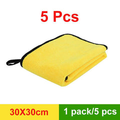 10 Pcs Car Wash Microfiber Towel Car Cleaning Drying Cloth Bright Colors