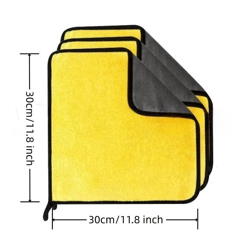 10 Pcs Car Wash Microfiber Towel Car Cleaning Drying Cloth Bright Colors