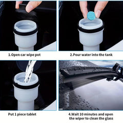 Car Glass Water Film Remover Effervescent Tablets