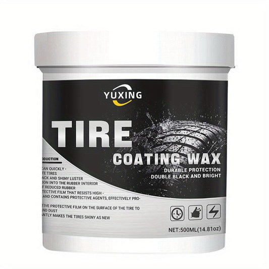 500ml Tire Refurbishment Coating Paste Durable Bright Cleaner Wax