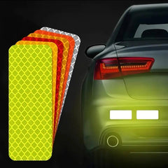 10pcs Car Bumper Reflective Safety Strips - Night Driving Security & Style