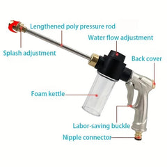 Brass High Pressure Sprayer for Car and Pet Cleaning
