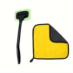 Car Windshield Cleaning Brush Set for Interior Dust Removal and Defogging