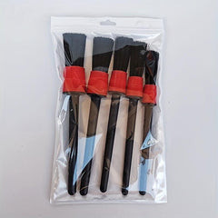 5pcs Car Detailing Brush Set Soft Brushes for Automotive Interior Cleaning