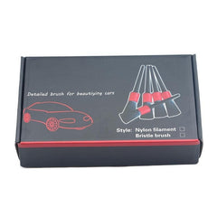 5pcs Car Detailing Brush Set Soft Brushes for Automotive Interior Cleaning