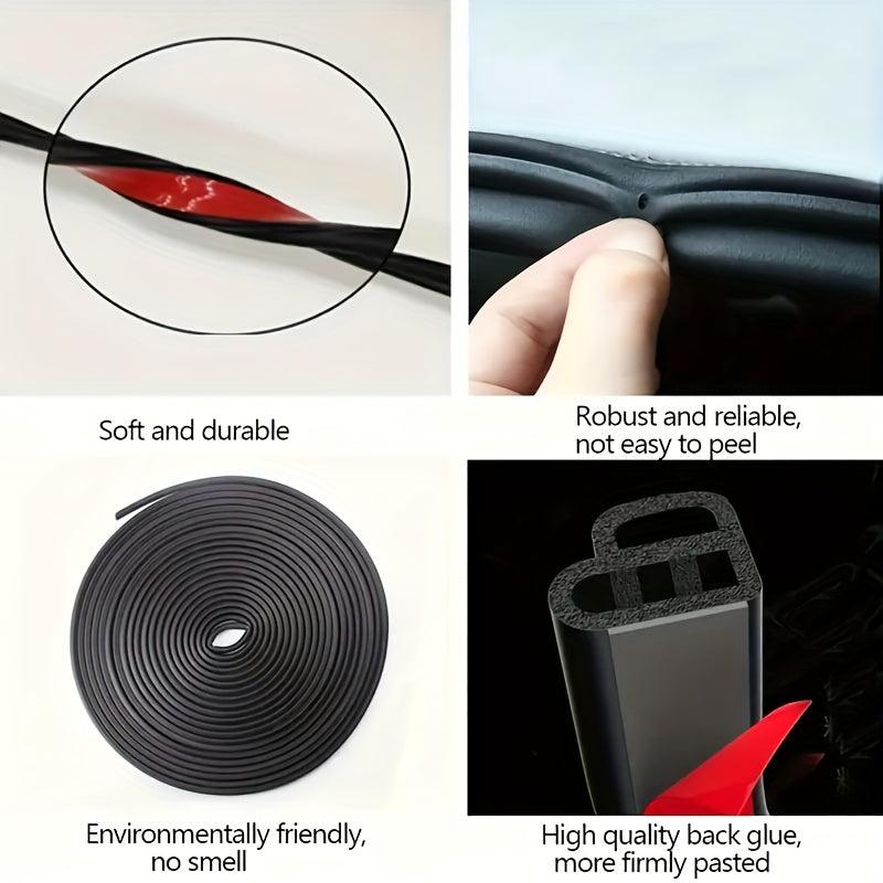 Auto Weather Strip Double Layer Self Adhesive Sound Insulation Sealing Strip