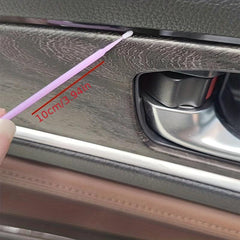 100pcs Car Gap Cleaning Hair Brush Car Supplies Accessories