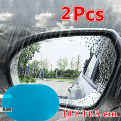 2pcs Rainproof Car Rearview Mirror Sticker Film Rain Shield