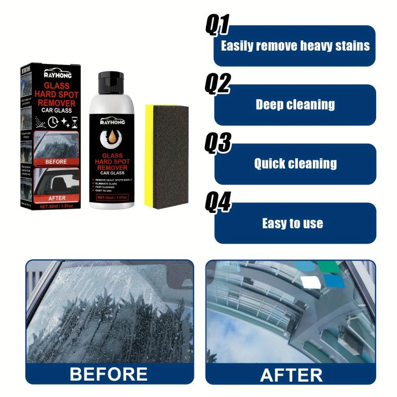 Car Windshield Film Removing Paste Set Glass Polishing Coating