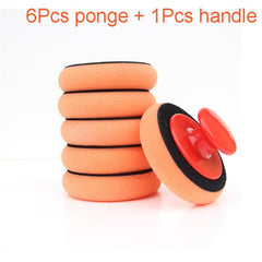 Car Wash Wax Polish Pads Polishing Pad Sponge Car Cleaning Cloth Microfiber
