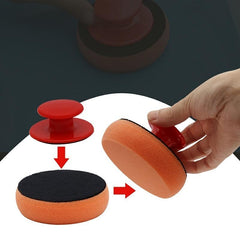 Car Wash Wax Polish Pads Polishing Pad Sponge Car Cleaning Cloth Microfiber