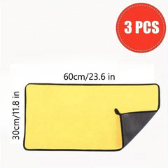 Double Sided Coral Velvet Car Wiping Cloth Large Size Car Washing Towel