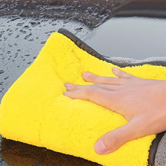 Double Sided Coral Velvet Car Wiping Cloth Large Size Car Washing Towel