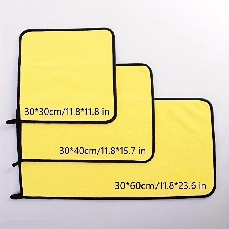 Double Sided Coral Velvet Car Wiping Cloth Large Size Car Washing Towel