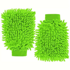 4pcs Microfiber Car Wash Gloves Cleaning Anti Scratch Car Tool