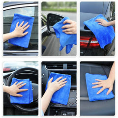 10pcs Microfiber Car Cleaning Towel for Automobile and Motorcycle Washing
